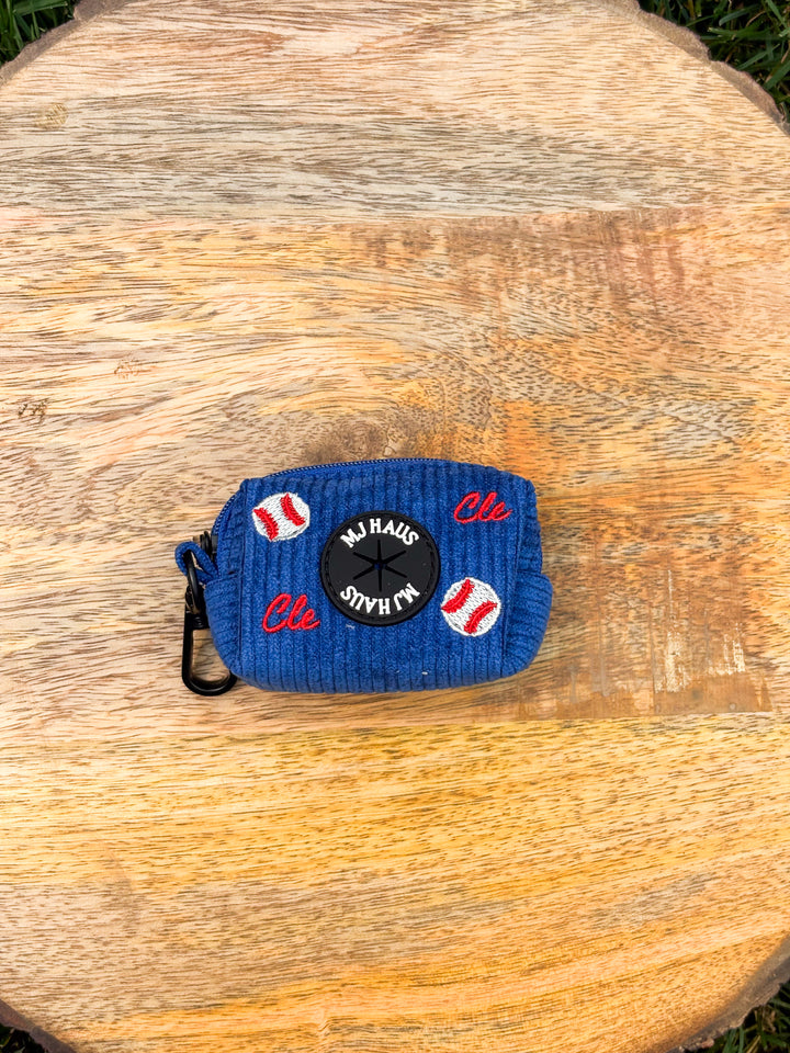 CLE BASEBALL POOP BAG HOLDER