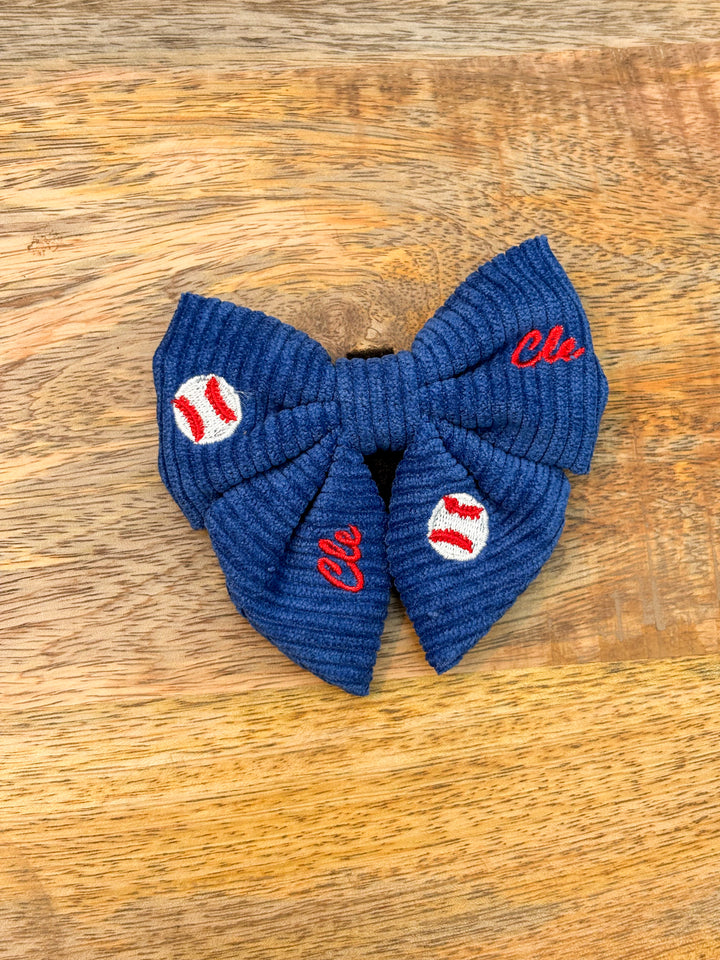 CLE BASEBALL LADY BOW
