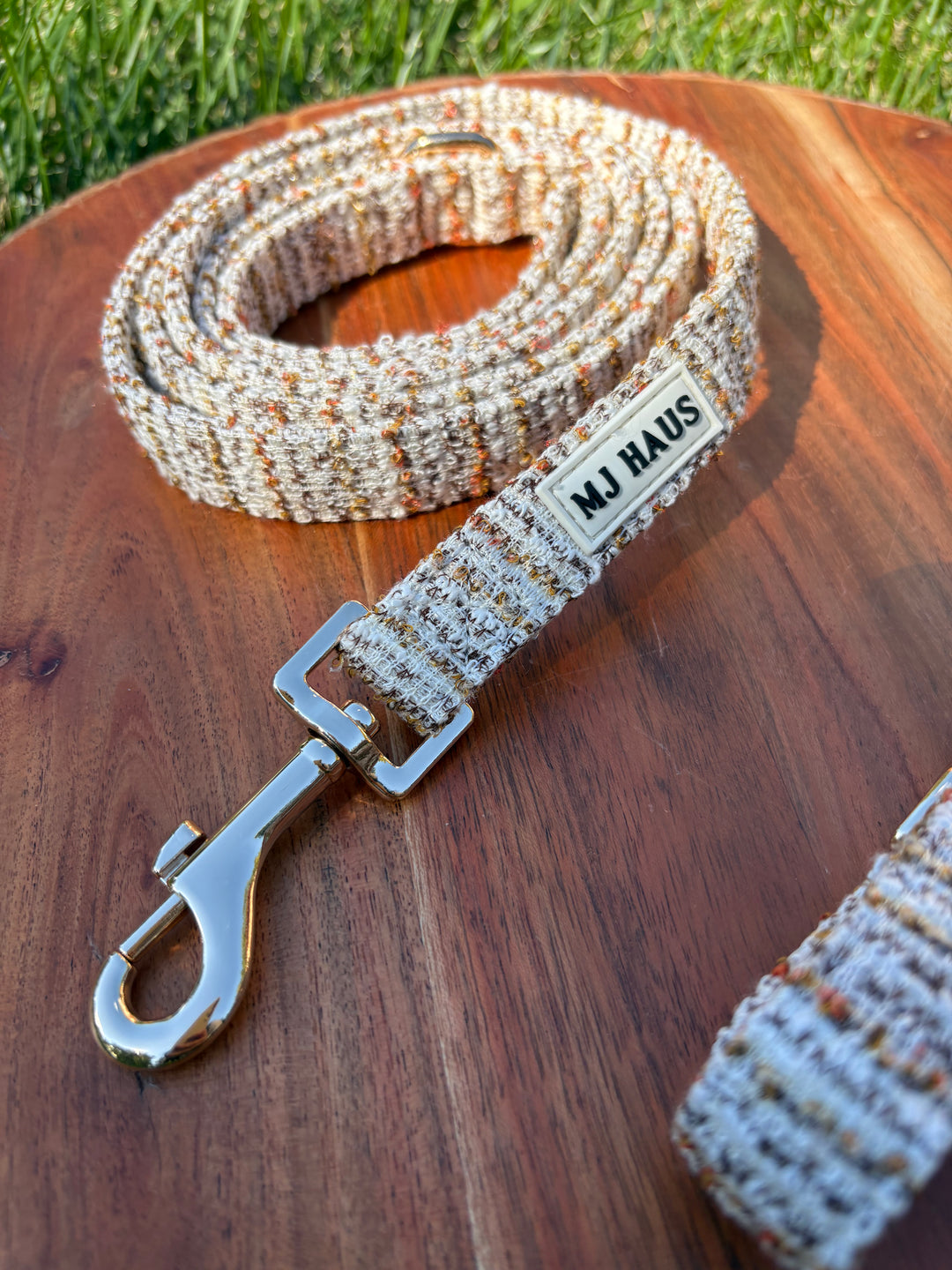 Autumn Textured Tweed Leash