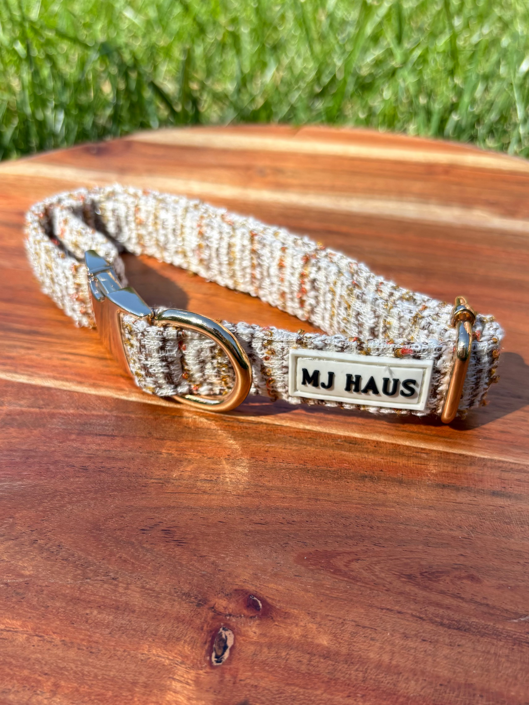 Autumn Textured Tweed Collar
